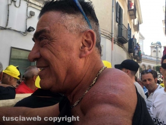 I facchini di Santa Rosa alla festa dei Gigli di Nola