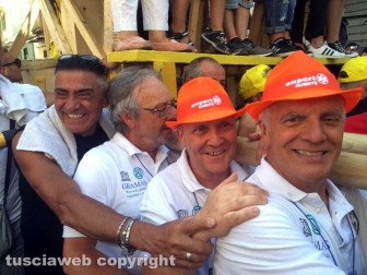 I facchini di Santa Rosa alla festa dei Gigli di Nola