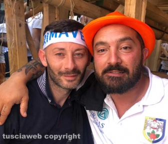 I facchini alla festa dei Gigli di Nola