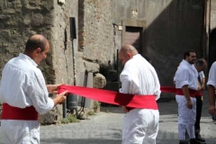 Il raduno dei facchini a palazzo papale