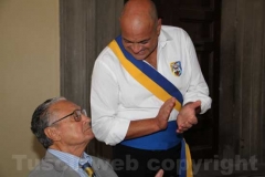 Il capofacchino Sandro Rossi con Nello Celestini