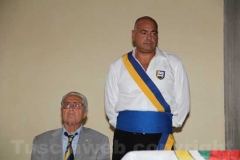 Il capofacchino Sandro Rossi con Nello Celestini