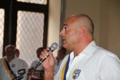 Il capofacchino Sandro Rossi