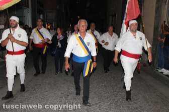 Viterbo - santa Rosa - I facchini verso l'ultimo trasporto di Gloria