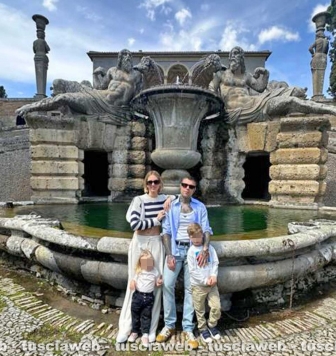 Fedez, Chiara Ferragni e i bambini a palazzo Farnese
