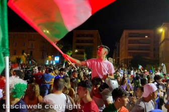 Sport - Calcio - I festeggiamenti dei tifosi dopo la vittoria dell'Italia