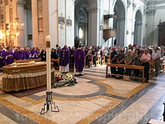 I funerali del padre agostiniano Renato Proietti Saveri - Foto Silvio Cappelli