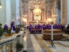 I funerali del padre agostiniano Renato Proietti Saveri - Foto Silvio Cappelli