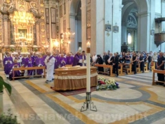 I funerali del padre agostiniano Renato Proietti Saveri - Foto Silvio Cappelli