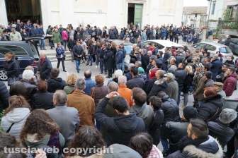 Gallese - I funerali del parà Tiziano Celoni