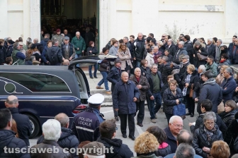 Gallese - I funerali del parà Tiziano Celoni