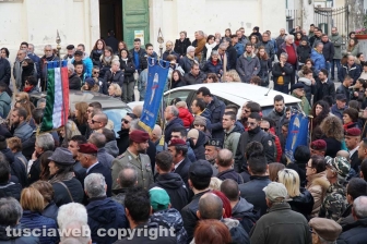 Gallese - I funerali del parà Tiziano Celoni
