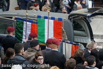 Gallese - I funerali del parà Tiziano Celoni