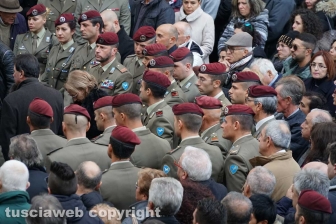 Gallese - I funerali del parà Tiziano Celoni
