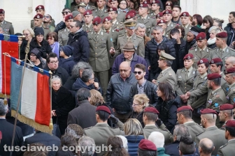 Gallese - I funerali del parà Tiziano Celoni