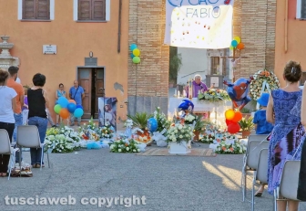 Castel Cellesi - I funerali del piccolo Fabio Guidobaldi