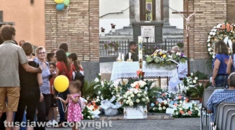 Castel Cellesi - I funerali del piccolo Fabio Guidobaldi