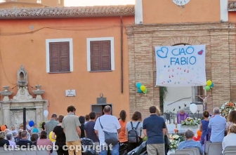 Castel Cellesi - I funerali del piccolo Fabio Guidobaldi