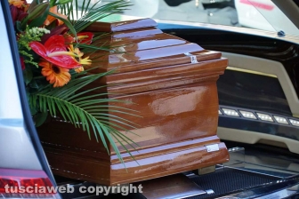 I funerali del regista Giorgio Capitani