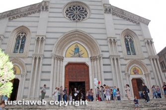 Orte Scalo - I funerali della piccola Giulia Stavila