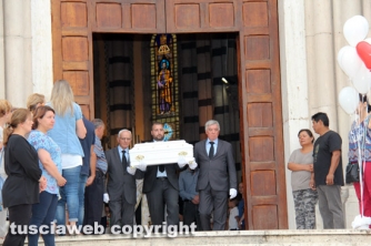 Orte Scalo - I funerali della piccola Giulia Stavila