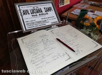 I funerali dell'avvocatessa Luciana Zampi