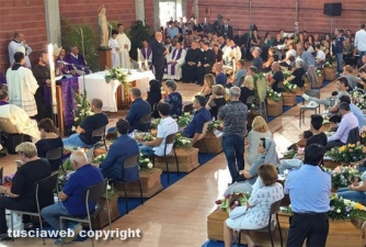 I funerali delle vittime del terremoto nel centro Italia