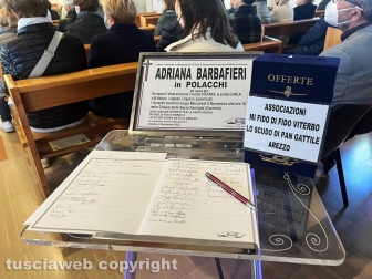 I funerali di Adriana Barbafieri