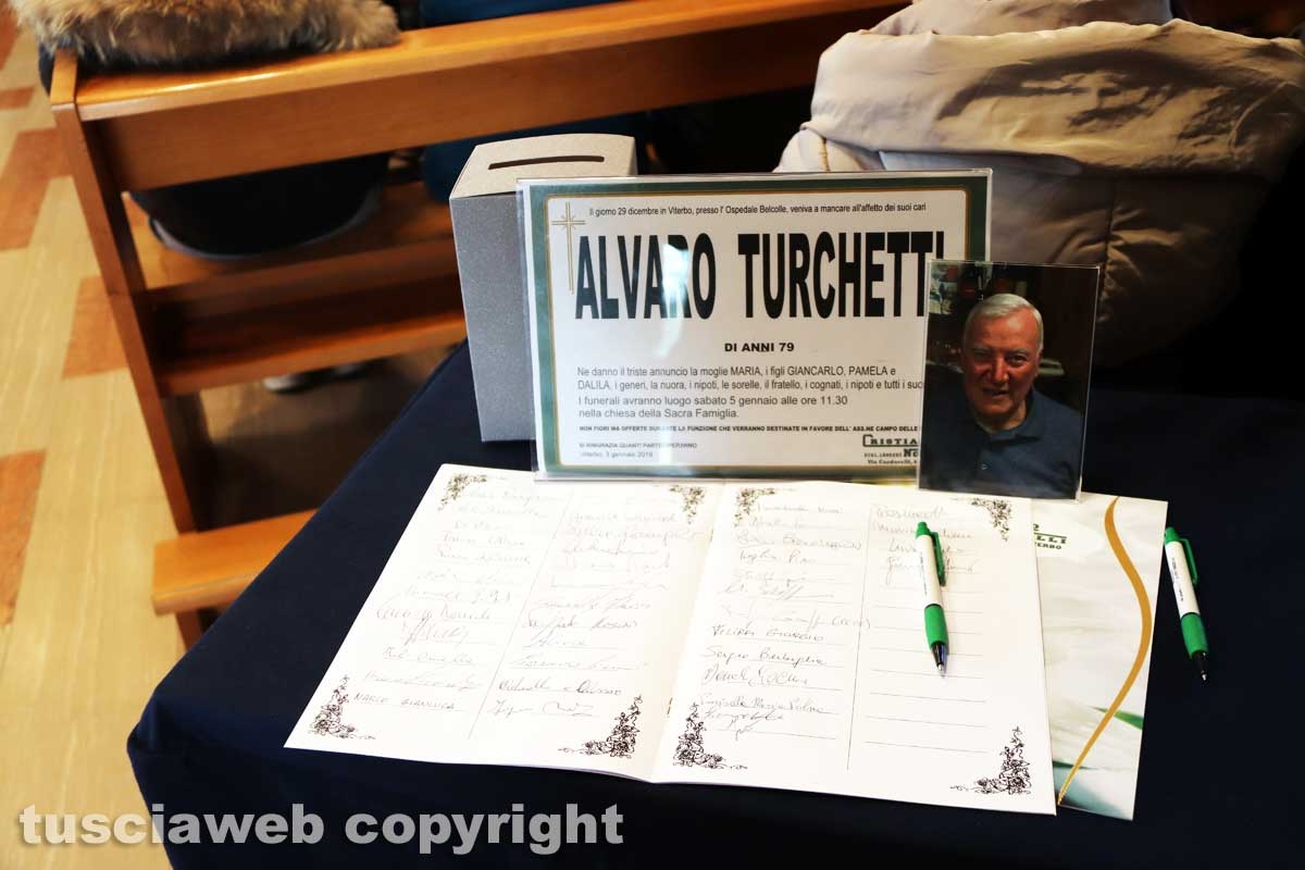 I funerali di Alvaro Turchetti