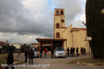 Tuscania - I funerali di Andrea Manca