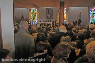 Tuscania - I funerali di Andrea Manca