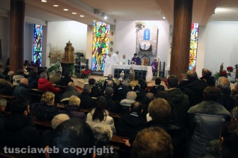 Tuscania - I funerali di Andrea Manca