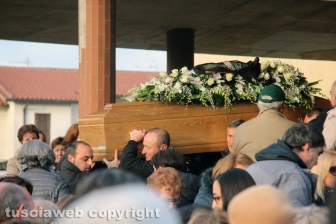 Tuscania - I funerali di Andrea Manca