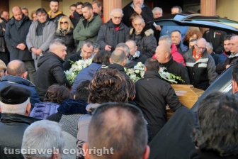 Tuscania - I funerali di Andrea Manca