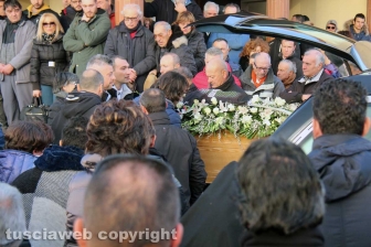 Tuscania - I funerali di Andrea Manca