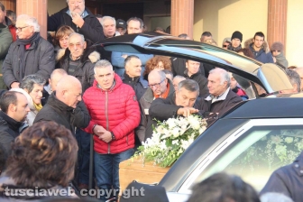 Tuscania - I funerali di Andrea Manca