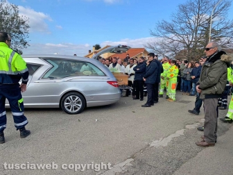 Cellere - I funerali di Andrea Paoletti