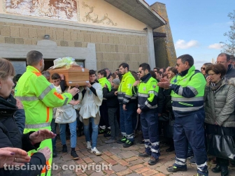 Cellere - I funerali di Andrea Paoletti