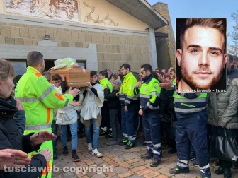 Cellere - I funerali di Andrea Paoletti