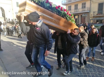 Soriano nel Cimino - I funerali di Andrea Trifolelli