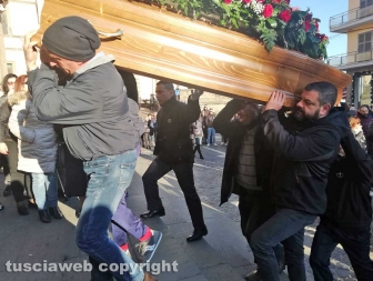 Soriano nel Cimino - I funerali di Andrea Trifolelli