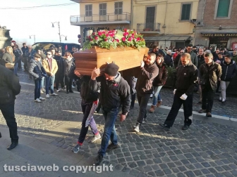 Soriano nel Cimino - I funerali di Andrea Trifolelli