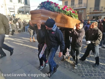 Soriano nel Cimino - I funerali di Andrea Trifolelli