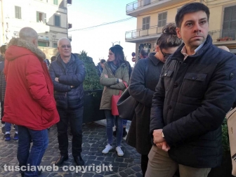Soriano nel Cimino - I funerali di Andrea Trifolelli - Il sindaco di Oriolo Emanuele Rallo