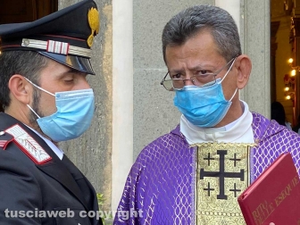 Bassano Romano - I funerali di Angelo Carones