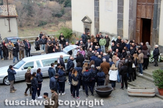 Grotte di Castro  -  I funerali di Cristina Cappelloni