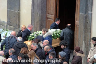 Grotte di Castro  -  I funerali di Cristina Cappelloni