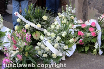 Grotte di Castro  -  I funerali di Cristina Cappelloni