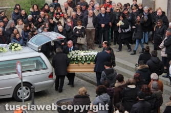 Grotte di Castro  -  I funerali di Cristina Cappelloni