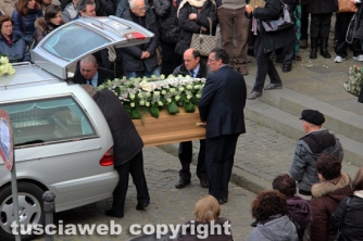 Grotte di Castro  -  I funerali di Cristina Cappelloni